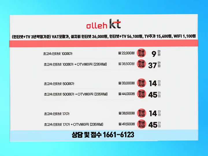 양양 인터넷 설치 사례 4