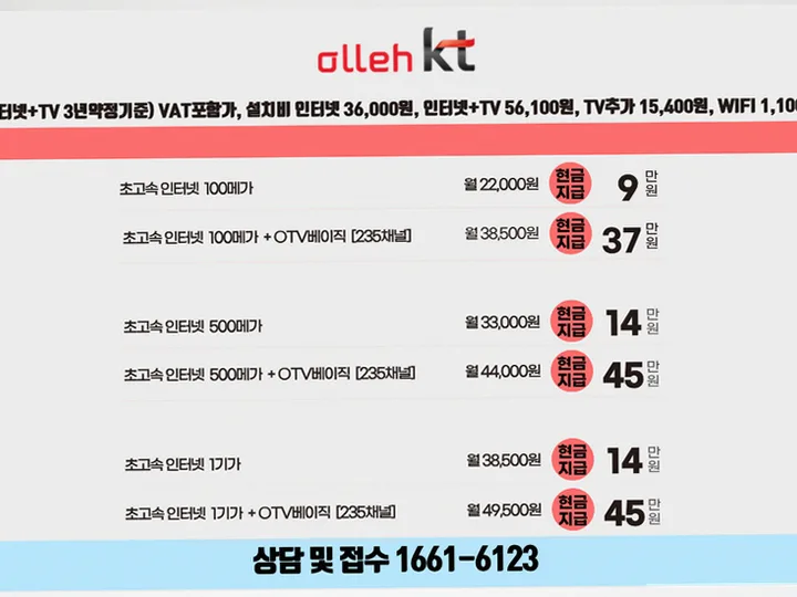 삼덕동 인터넷 설치 사례 3