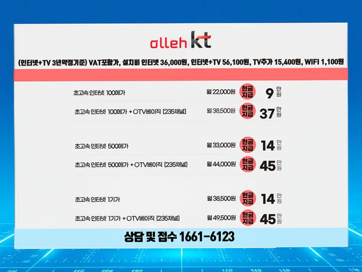 보람동 인터넷 설치 사례 3