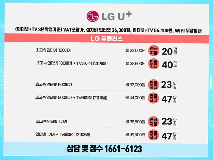 수암동 인터넷 설치 사례 3