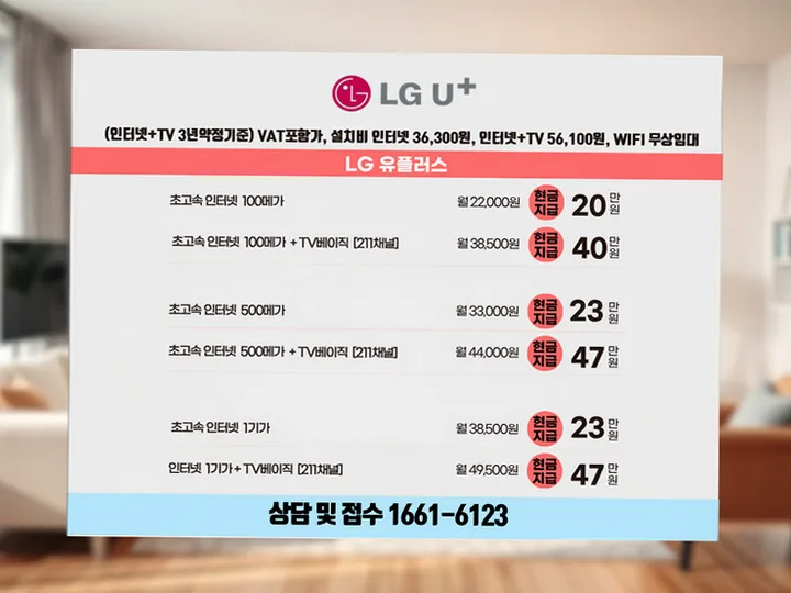 비래동 인터넷 설치 사례 4